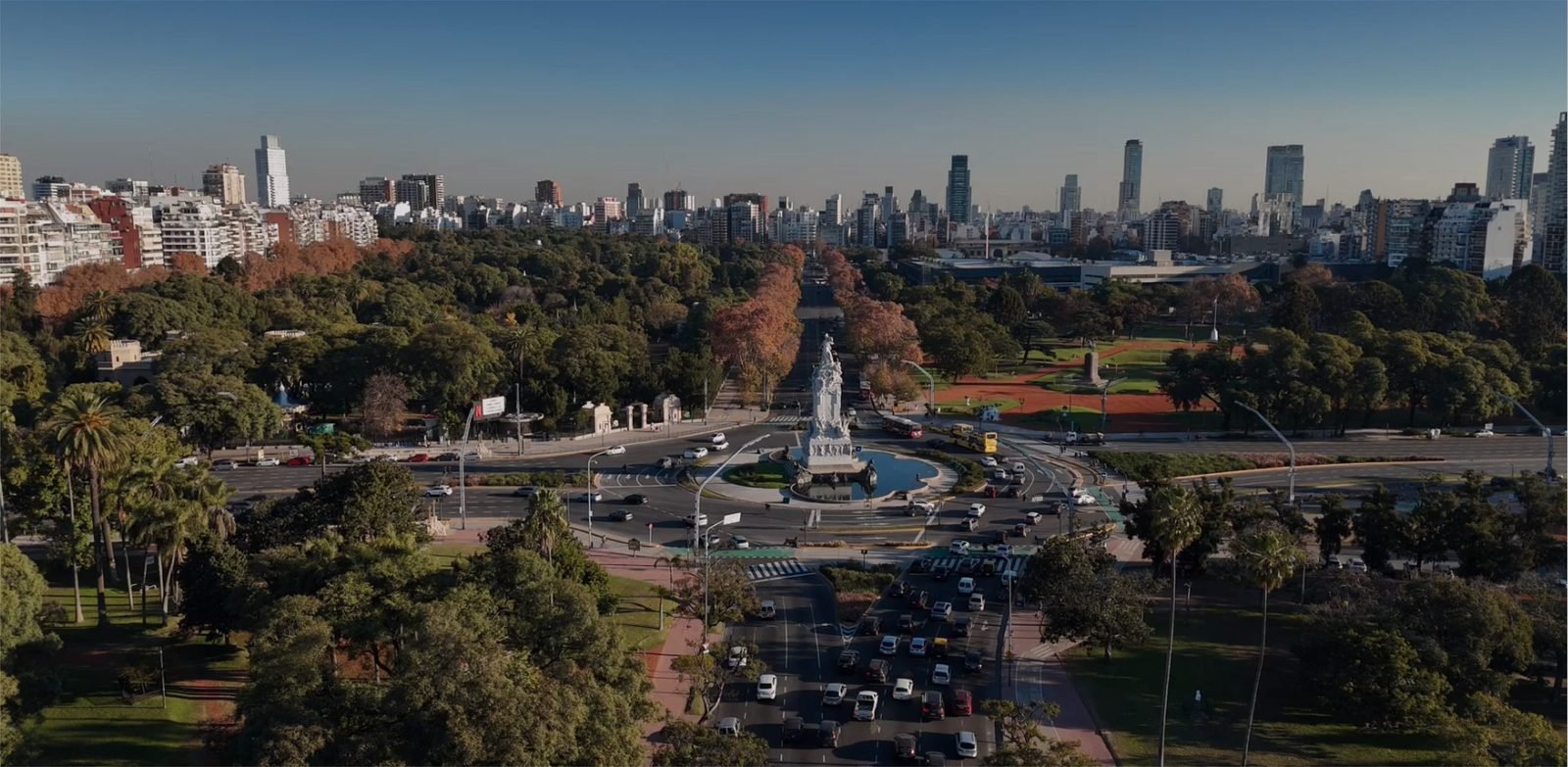 Vista aérea de Buenos Aires