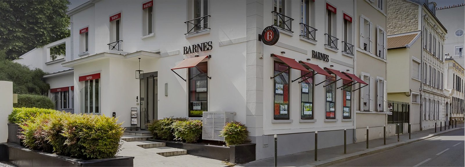 Mapa del mundo con la red de oficinas BARNES